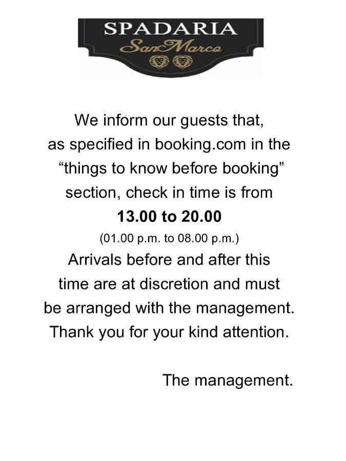 ונציה Spadaria San Marco Guest House מראה חיצוני תמונה